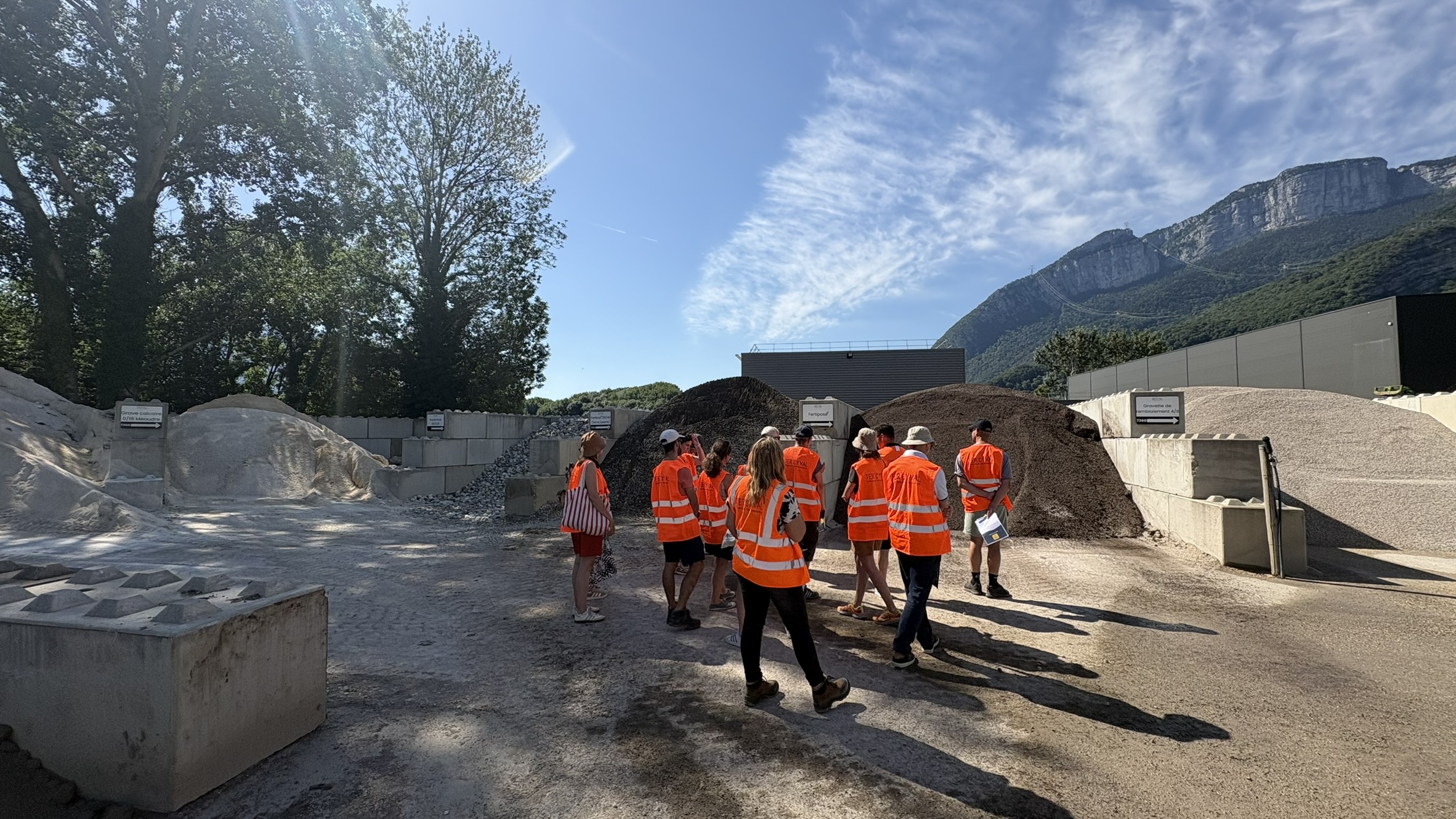 Visite de la plateforme Ter&rsquo;cyval par Grenoble-Alpes Métropole